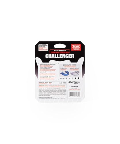 Venum Challenger Mouthguard - Strap/Strapless - color: Red Transparent, size: Adult