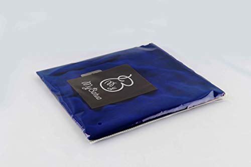 MyBatua 3 Layers Saudi Niqab In Breathable Georgette, Wholesale Price, 1pc Face Veil NQ-003 - color: Royal Blue