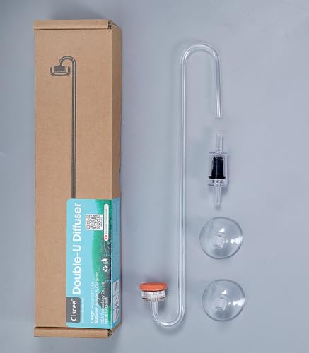 Acrylic CO2 Diffuser for Aquarium Planted Tank, Hooked version-20cm - color: Hooked version-20cm