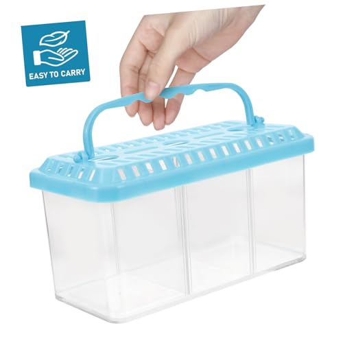 Fish Isolation Breeding Box Multi Compartment Tank for Betta Shrimp Tropical Fish Removable Divider for Optimal Growth