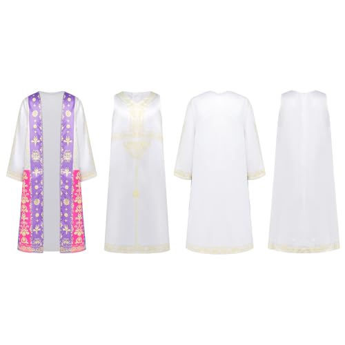 Girls Two Piece Outfit Embroidered Muslim Dress Robe Dresses Dubai Outfits Maxi Islamic Set for Party - size: 5-6 Years