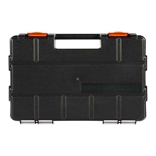 VEVOR 3-Pack Small Parts Organizer, 21 Compartments Tools Organizer Box with Removable Dividers, PP Hardware Storage Box with Safety Latch & Portable Handle for Nuts, Bolts, Screws, Nails