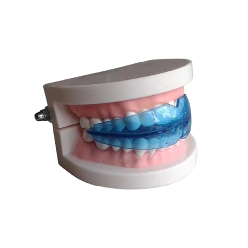 Double Braces Orthodontic Mouth Guard Sport Mouthguard for Football, Basketball, Baseball, MMA, Taekwondo, Wrestling, Adult, Blue
