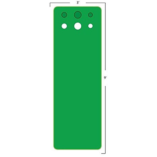 Big Moss Golf Competitor V2 Series 3' X 9' Practice Putting Chipping Green with 3 Cups