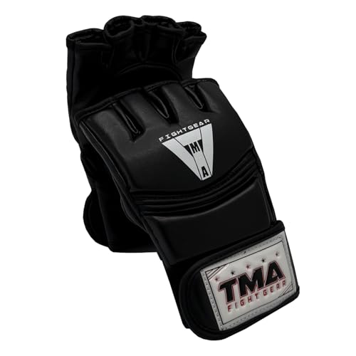 TMA MMA Gloves, for Training Grappling Punching Bag, Kickboxing Gloves, MMA Training Gloves, MMA Sparring Gloves - size: Small-Medium