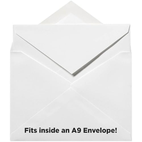 LUXPaper Outer Envelopes | 6" x 8 1/4" | Bright White | 70lb. Text | 50 Qty - color: White, size: 6 x 8 1/4