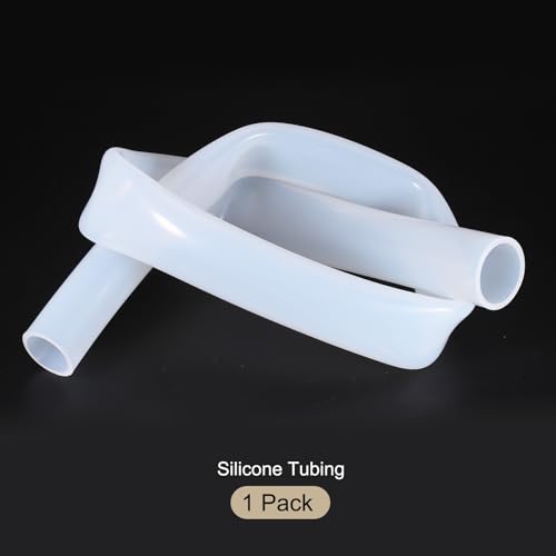 3.3ft 1-1/4" ID x 1-1/2" OD Silicone Tubing Clear Industrial Plastic Tubing Pure Silicone Hoses for Pump Siphoning Draining Irrigation Brewing - color: Clear, size: 1-1/4" x 1-1/2"