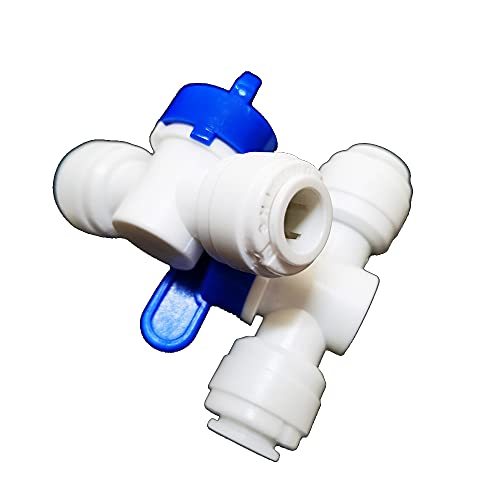 Malida water purifiers Tube Quick Connector Fittings Set of 10 (3/8" switch valve) - color: 3/8" switch valve