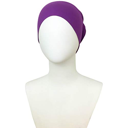 Hijab Tube Cap - Underscarf 94% Viscose, 6% Lycra Made in Turkey - color: Bright Purple