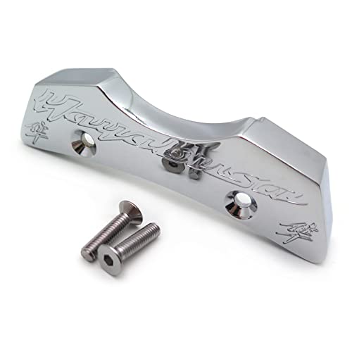Motorcycle Gas Tank Pads Center Cover Accessories for Suzuki Hayabusa Gsx1300R 1997-2019 Chrome, Silver - color: Silver