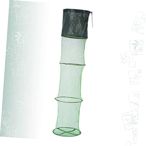Yardwe Collapsible Fishing Net Lightweight Mesh Tuck Net for Fish Shrimp Use Fishing Tool for Lakes Rivers Sea - size: 150X30X30cm