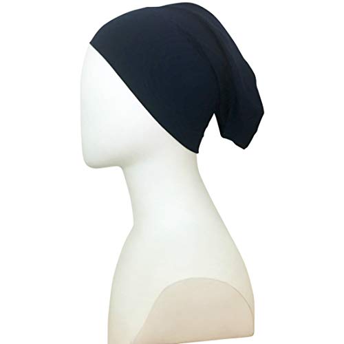 Hijab Tube Cap - Underscarf 94% Viscose, 6% Lycra Made in Turkey - color: Blue,navy