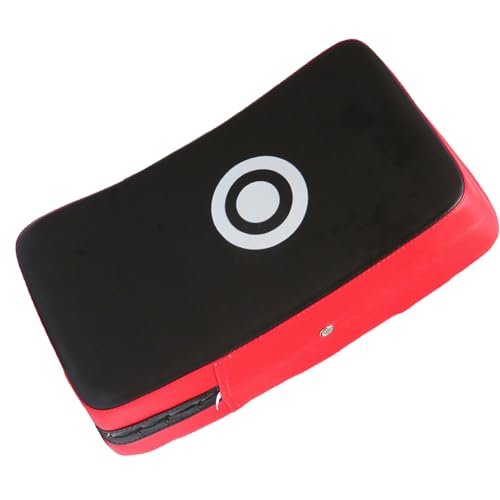 Taekwondo Kicks Pad Striking Targets Paddles Karate Martial Arts Strikes Targets Kickboxing Kids Training Equipment Gear Kickboxing Leg Pad - color: red edge