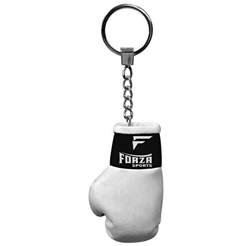 Mini Boxing Glove Keychain - color: White