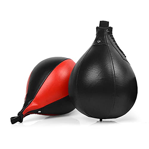 Boxing Speed Ball PU Leather Muay Thai Training Striking Bag Kit Boxing Punch Ball with Inflator Pump - color: Gold,White,Silver