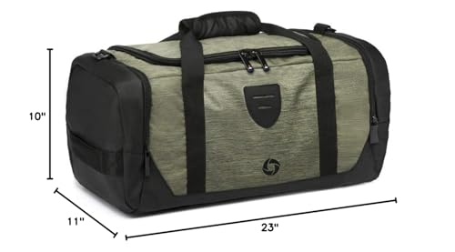 Gym Bag Backpack Waterproof Duffle Bags Travel Weekender Duffel Bag for Men Women Overnight Bag with Shoes Compartment Green - color: Green-A, size: Medium 45L