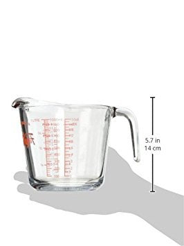 Anchor Hocking Fire-King Measuring Cup, Glass, 4-Cup - size: 4-Cup