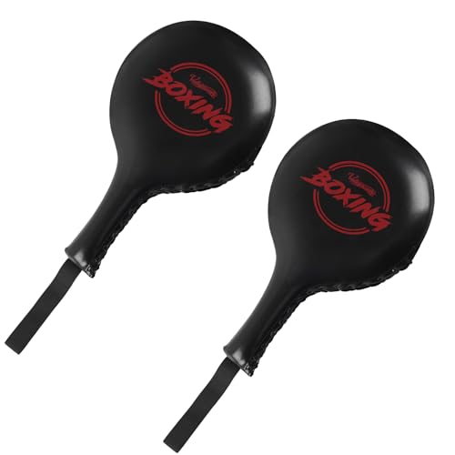 Valleycomfy Boxing Target Paddles Fight Gear Punching & Striking Pads - color: Red