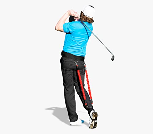 VPX Golf Swing Launch Training Aid, Increases Driver & Iron Distance, Ball Flight, Spin, Improves Alignment, Putting, Timer, Club Sequencing, For Men, Women, Kids, Range, Indoor, Outdoor, On Nets, Mat - size: Waist LRG (32"-56"), style: Height MED (5'3" t