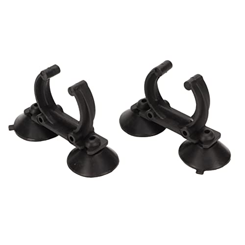 SUNGOOYUE Aquarium Suction Cup Clips Plastic Silicone Heater Holder 2Pcs 3.2cm Suction Cups for Fish Tank Airline Tubing Water Pipes and Underwater Light Fixing