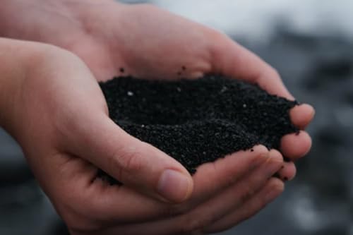 Real Lava Sand - Screened, Washed, Dried and Sanitized - Great for Heating Pads, Cooling Pads, Crafts, and Aquariums (15 lb Bag) - size: 15 Pound