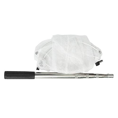 RESTCLOUD Insect and Butterfly Net with 12" Ring, 24" Net Depth, Handle Extends to 59 Inches - size: 12" Ring, 38" Handle