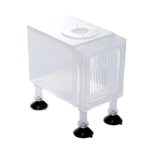 Aquarium Pump Filter Box Protection Shield Fish Tank Accessories Skimmer Box Pump Container Pump Cover for Turtle Tank, Large White