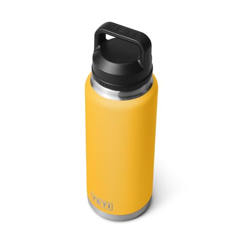 YETI Rambler 36 oz Bottle, Vacuum Insulated, Leakproof, Stainless Steel with Chug Cap - color: Alpine Yellow