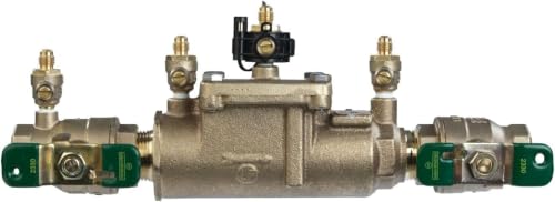 Watts LF007 Lead-Free Double Check Backflow Preventer Assembly 1" NPT - size: 1 Inch, style: With Freeze Sensor