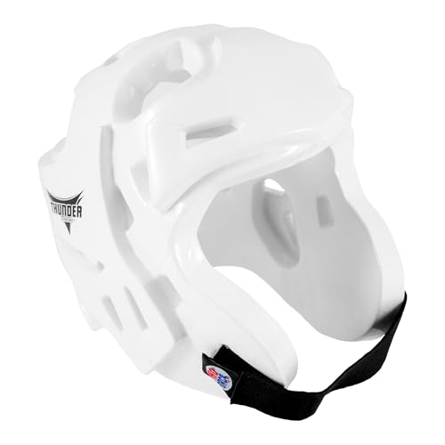 ProForce Thunder Double Layered Boxing/Martial Arts Sparring Headgear - color: White, size: Large