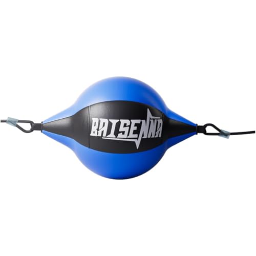 Professional Hanging Boxing Speed Ball, Boxing School Sanda Training, Dodgeball Ball, Home Fitness Reaction Ball, Target Release Ball(Black-Blue Splicing Speed Balls)