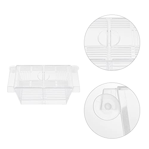 balacoo 1pc Aquarium Breeding Box Cups Isolation Incubator for Fish and Shrimp Easy Installation Water Material for Optimal Fish Survival