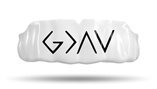 Impact Mouthguard Boxing, MMA, Muay Thai Sports Mouthguards for Youth Adults, Professional Custom-Fit, God is Greater White - color: God is Greater White