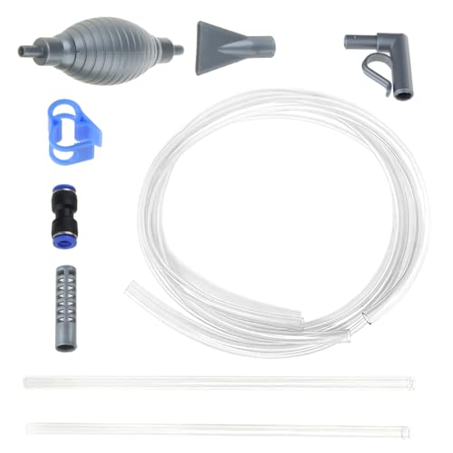 Aquarium Water Change Fish for Siphon Gravels with Long Hose Small Tanks Maintenance Tool