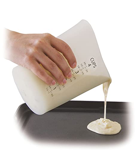 iSi Basics Basics Silicone Flexible Measuring Cup, 4, Translucent - size: 4 Cup