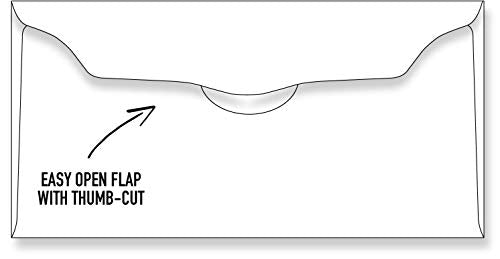 ChruchEnvelopes.com 500 Church Offering | Tithe Donation Envelopes, 6 1/4 x 3 1/8, White