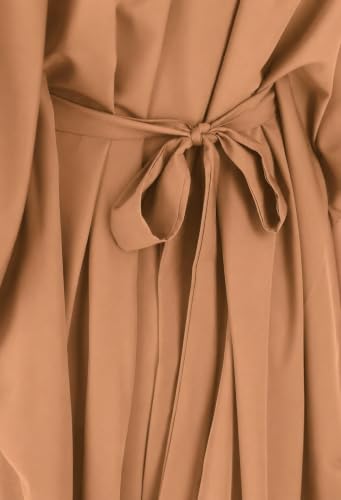 MyBatua Women's Kaftan, Free Size Abaya, Dubai Islamic Dress, Muslim Maxi KF-001 - color: Beige