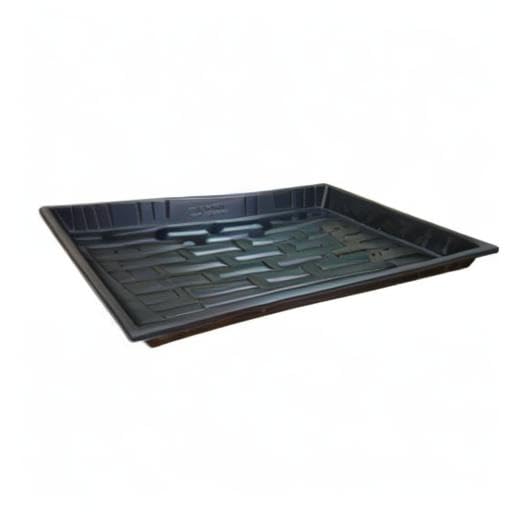RooTrimmer Growing Trays, 1020 Plant Nursery Trays Heavy Duty Seed Starter Flat Seedling Tray for 72/128 Cell Plug Tray Transplant Growing Microgreens (21"×11", 10 Pack, 1.6" Deep, Without Holes) - size: TD538-10P-Black