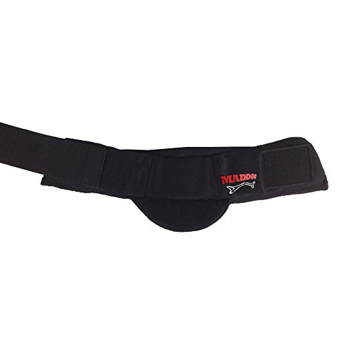 Maddog Pro Padded Paintball Airsoft Neck Protector - Black Padded Protection for Youth and Adult