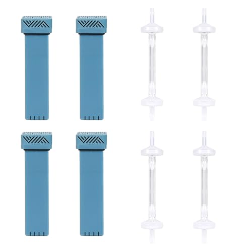 4 Pack Carbon Filter Cartridge and Check Valve Replacement Kit for Home Air Equipment Maintenance