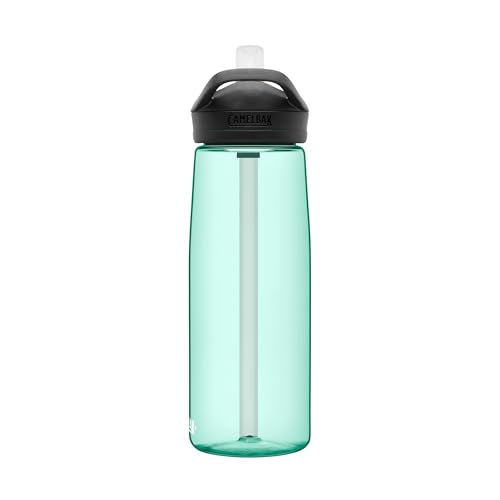 CamelBak Eddy+ Water Bottle with Bite Valve Straw, Leak‑Resistant Easy‑Sip Design for Everyday Hydration, 25oz, Mint - color: Mint, size: 25 Ounces