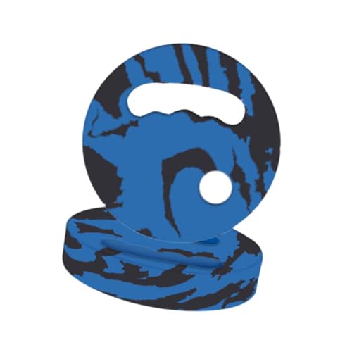 Menolana Water Exercise Discs Pool Resistance, Swim Discs Lightweight Buoyancy EVA Foam Aerobic Equipment for Water Workout Beach Pool - color: Blue Black