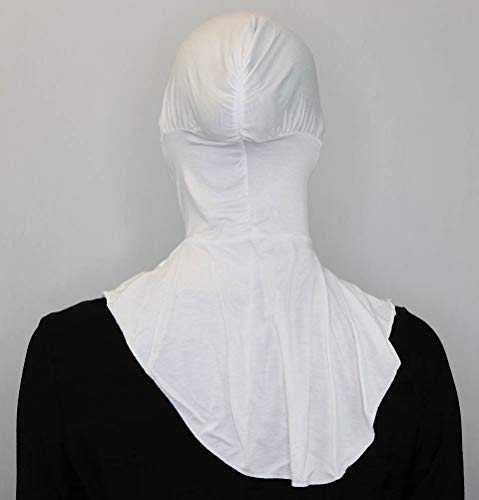 Modefa Ninja Hijab Bonnet Underscarf Cap - color: White