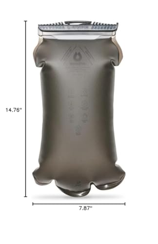 Hydrapak Force Ultra-Durable Water Bladder/Reservoir for Hydration Backpacks, 2L or 3L, Insulated Tube, Safe & Reliable - style: 3 Liter