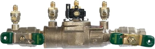 Watts LF007 Lead-Free Double Check Backflow Preventer Assembly 3/4" NPT - size: 0.75 Inch, style: With Freeze Sensor