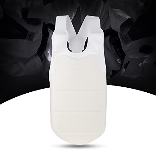 Emoshayoga Unisex Karate Chest Guard, Adjustable Strike , Boxing Body Protector with Elastic Adjustable Straps, for Taekwondo Training - size: Medium