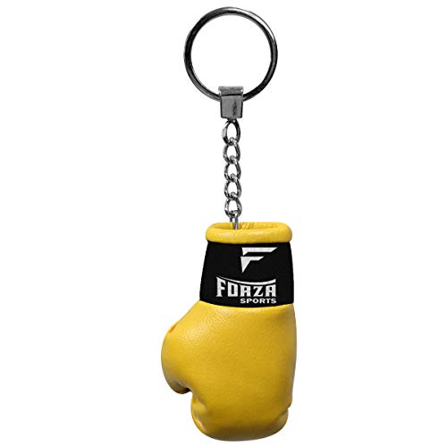 Mini Boxing Glove Keychain - color: Yellow