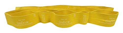 CanDo Multi-Grip 6 Foot Exercise Resistance Band with Hand/Foot Loops for Total Body Workouts, Training, Rehab, Stretching and Therapy - style: XXX-Heavy