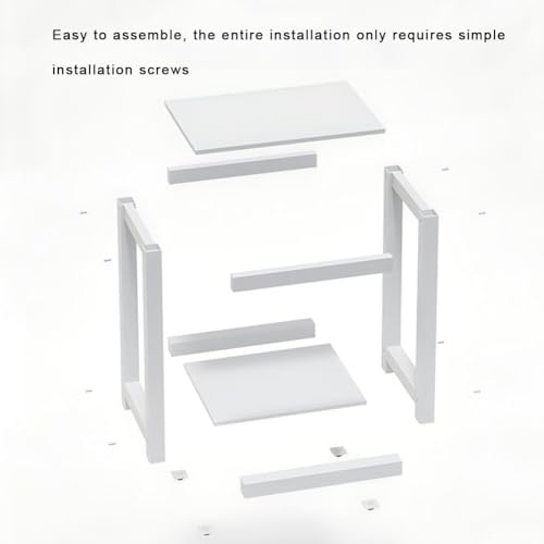 Fish Tank Stand,2-Tier Metal Fish Stand Cabinet, Heavy-Duty Load-Bearing Rack Shelf, Home Storage Solution, Durable Bracket for Organizing Fish Supplies and Accessories - size: 60x35x75cm