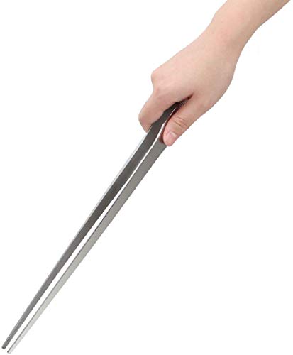 Extra Long Tweezers 18.9 Inch - FEITA Stainless Steel Straight Tweezer Tongs for Aquarium Fish Tank Plants - style: 18.9Inch Straight-Tip